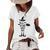 Resting Witch Face Halloween Costume Trick Or Treat Women's Loose T-shirt White
