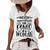 Strong Woman Never Underestimaate The Power Women's Loose T-shirt White