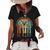 Be Kind Autism Awareness Asl Mom Teacher Kindness Women's Short Sleeve Loose T-shirt Black
