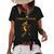 Funny I Drive Stick Halloween Witch Women's Short Sleeve Loose T-shirt Black