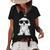 Great Gift For Christmas Very Cool Cavapoo Women's Short Sleeve Loose T-shirt Black