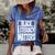 Blmgift Black Literacy Matters Cool Gift Women's Short Sleeve Loose T-shirt Blue
