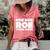 Roe Roe Roe Your Vote V2 Women's Short Sleeve Loose T-shirt Watermelon