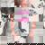 Pink Out Breast Cancer Awareness Sunflower Pink Women's Loosen Crew Neck Short Sleeve T-Shirt Green