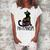 Pro Cats Pro Choice Pro Feminism Black Cat Lover Feminist Women's Loosen T-shirt White