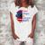 Stars Stripes Reproductive Rights American Flag 4Th Of July V7 Women's Loosen T-shirt White