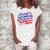 Stars Stripes Reproductive Rights Pro Roe 1973 Pro Choice Women&8217S Rights Feminism Women's Loosen T-Shirt White