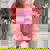 Pink Out Breast Cancer Awareness Sunflower Pink Women's Loosen Crew Neck Short Sleeve T-Shirt Watermelon