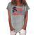 Messy Bun American Flag Pro Choice Star Stripes Equal Right V4 Women's Loosen T-shirt Green