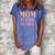 Mom By Choice For Choice &8211 Mother Mama Momma Women's Loosen Crew Neck Short Sleeve T-Shirt Blue
