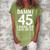 45 Year Old Funny 45Th Birthday Funny Quote 45 Years Women's Loosen Crew Neck Short Sleeve T-Shirt Green