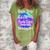 Girls Trip Punta Cana Dominican Republic Birthday Girl Squad Women's Loosen Crew Neck Short Sleeve T-Shirt Green