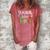 Autism Teacher Design Gift For Special Education Women's Loosen Crew Neck Short Sleeve T-Shirt Watermelon