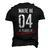 18Th Birthday Boys Girls Awesome Since 2004 18 Year Old  Men's 3D Print Graphic Crewneck Short Sleeve T-shirt Black