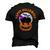 Cute Black Cat Witch Scary Pumpkin Happy Halloween Men's 3D T-shirt Back Print Black