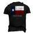 Dayton Tx Texas Flag City State Men's 3D T-Shirt Back Print Black