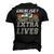 Extra Lives Funny Video Game Controller Retro Gamer Boys  V10 Men's 3D Print Graphic Crewneck Short Sleeve T-shirt Black