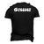 Fun Retro 1950&8217S Vintage Greaser White Text Men's 3D T-Shirt Back Print Black