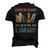 Funny Book Lover When In Doubt Go To The Library  Men's 3D Print Graphic Crewneck Short Sleeve T-shirt Black