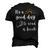 Funny Its Good Day To Read Book Funny Library Reading Lover  Men's 3D Print Graphic Crewneck Short Sleeve T-shirt Black