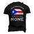 Half Puerto Rican Is Better Than None Pr Heritage Dna Men's 3D T-Shirt Back Print Black
