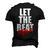 Let The Beat Drop Dj Mixing Men's 3D T-shirt Back Print Black