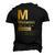 Melanin Brown Sugar Warm Honey Chocolate Black Gold Men's 3D T-Shirt Back Print Black