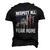 Respect All Fear Men's 3D T-shirt Back Print Black
