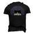 Stoned Black Cat Smoking And Peeking Sideways With Cannabis Men's 3D T-shirt Back Print Black