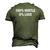 100 Hustle 0 Luck Entrepreneur Hustler Men's 3D T-Shirt Back Print Army Green