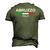 Abruzzo Italian Name Italy Flag Italia Surname Men's 3D T-Shirt Back Print Army Green
