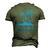 Aruba One Happy Island V2 Men's 3D T-Shirt Back Print Army Green