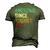 Awesome Since August 1972  50 Years Old 50Th Birthday  Men's 3D Print Graphic Crewneck Short Sleeve T-shirt Army Green