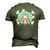 Doctor Reindeer Chop Cotton Candy Pirate Flag Jolly Roger Men's 3D T-Shirt Back Print Army Green