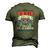 Fireworks Director 4Th Of July For Men Patriotic Men's 3D T-Shirt Back Print Army Green
