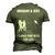 Husband And Wife - Fishing Partners Men's 3D T-shirt Back Print Army Green