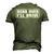 Ill Drive Men's 3D T-shirt Back Print Army Green