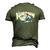 The Kadri Man Can Hockey Player Men's 3D T-Shirt Back Print Army Green