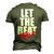 Let The Beat Drop Dj Mixing Men's 3D T-shirt Back Print Army Green
