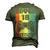 Level 18 Unlocked 18Th Video Gamer Birthday Boy V2 Men's 3D T-shirt Back Print Army Green