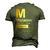 Melanin Brown Sugar Warm Honey Chocolate Black Gold Men's 3D T-Shirt Back Print Army Green