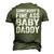 Somebodys Fine Ass Baby Daddy Men's 3D T-shirt Back Print Army Green