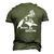 Son Of Odin Viking Odin&8217S Raven Norse Men's 3D T-Shirt Back Print Army Green