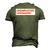 Unemployed Lifeguard Life Guard Men's 3D T-Shirt Back Print Army Green