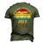 Vintage 40Th Birthday Awesome Since July 1982 Epic Legend Men's 3D T-shirt Back Print Army Green
