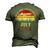 Vintage 48Th Birthday Awesome Since July 1974 Epic Legend Men's 3D T-shirt Back Print Army Green