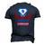 Caregiver Superhero Official Aca Apparel Men's 3D T-Shirt Back Print Navy Blue