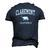 Claremont California Ca Vintage Distressed Sports Men's 3D T-Shirt Back Print Navy Blue