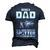 Being A Dad - Letting Him Shoot Men's 3D T-shirt Back Print Navy Blue