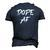 Dope Af Hustle And Grind Urban Style Dope Af Men's 3D T-Shirt Back Print Navy Blue